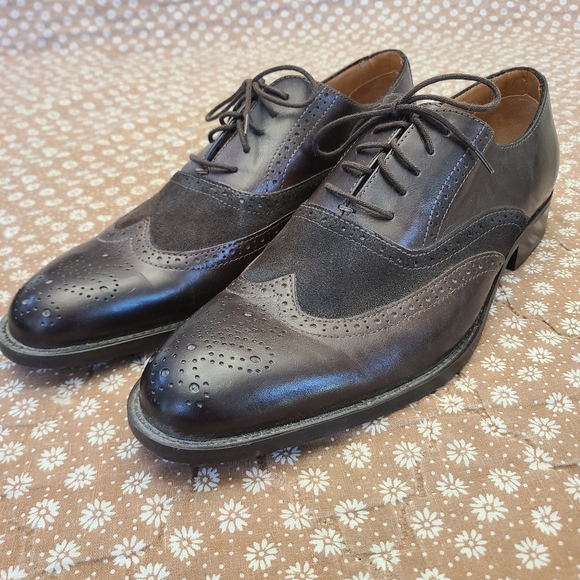 Lot of dress shoes ECCO, Reaction Kenneth Cole, Tasso Elba 12M - Picture 14 of 16